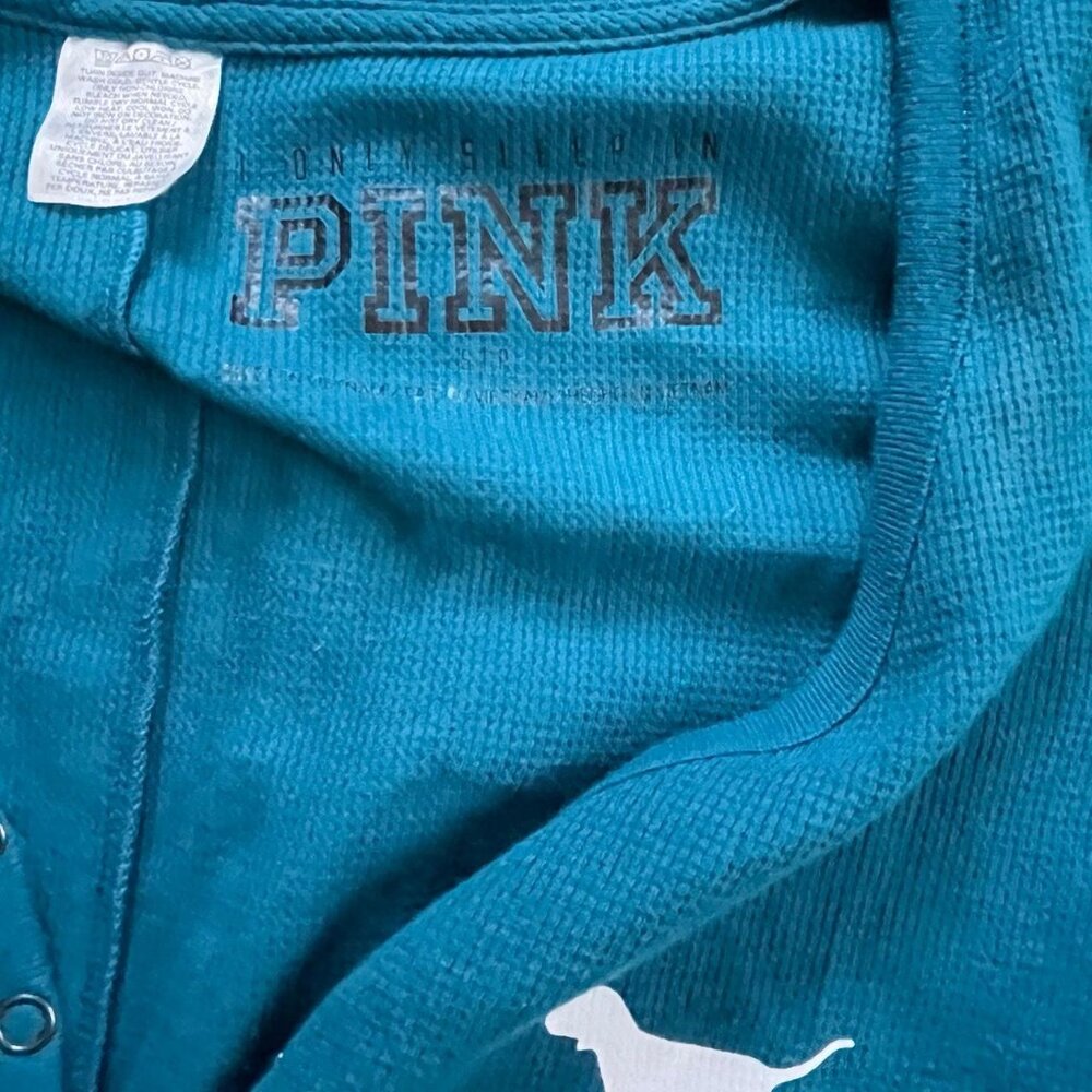 Victorias Secret PINK onesie thermal pajamas - Picture 5 of 5